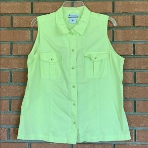 Columbia button up top